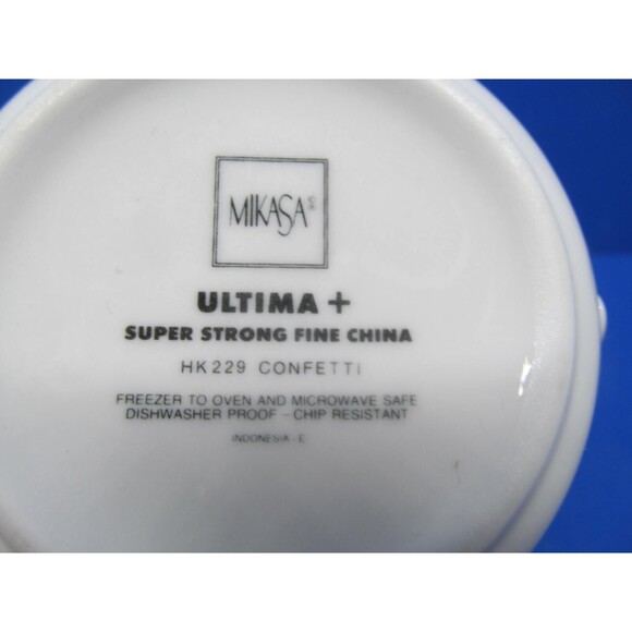 Mikasa Ultima + Super Strong Confetti Cappuccino Mug 4 5/8" - Picture 6 of 8